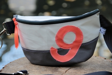 Segeltuch Bauchtasche mit oranger 9